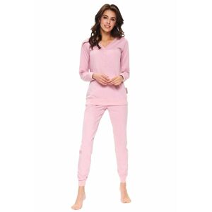 Dámské pyžamo Flamingo organic růžové  XL