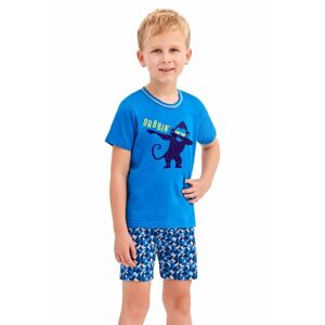Chlapecké pyžamo Damian modré opice  122