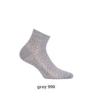 Dámské ponožky Wola W84.123 Ažur odstín růžové univerzální