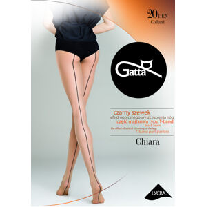 Dámské punčochové kalhoty Gatta Chiara nr 05 20 den béžová-černá 4-L