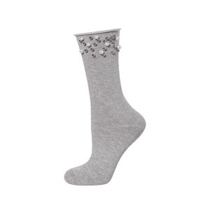 Dámské ponožky s perličkami Soxo bílá univerzální