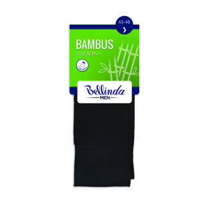 Pánské ponožky BAMBUS SOCKS - BELLINDA - černá 39-42