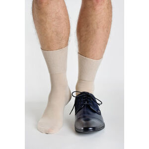Antibakteriální netlačící ponožky Regina Purista tmavě šedá 39-42