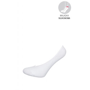 Hladké dámské ponožky baleríny Milena 0491 šedá univerzální