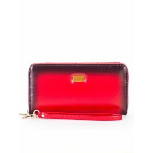 Červená stínovaná peněženka s rukojetí ONE SIZE