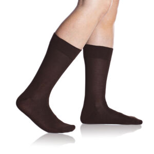 Pánské ponožky BAMBUS COMFORT SOCKS - BELLINDA - hnědá 39-42