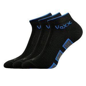 3PACK ponožky VoXX černé (Dukaton silproX) S