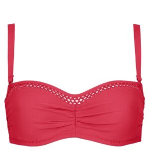 UNDERWIRED, PADDED BANDEAU BRA Red - Simone Perele Red 80B
