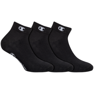 Sportovní ponožky CHAMPION ANKLE SOCKS LEGACY 3x - CHAMPION - černá 35-38