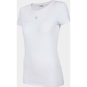Dámské bavlněné tričko Outhorn TSD601 Bílé M