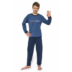 Chlapecké pyžamo 989/37 Street wear  - CORNETTE džínová 176/M