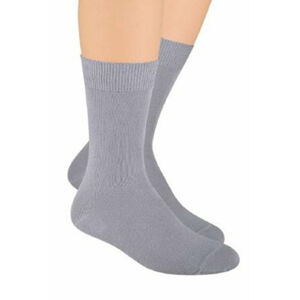Dámské jednobarevné ponožky hrubší Sport - EE bílá 35-38
