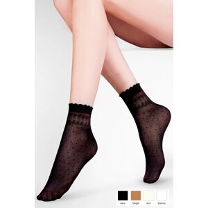 Dámské ponožky 695 Pia beige - GABRIELLA béžová Univerzální
