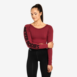 Better Bodies Crop-top Bowery Sangria Red S