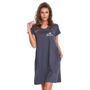 Těhotenská noční košile Dn-nightwear TCB.9992 graphite l