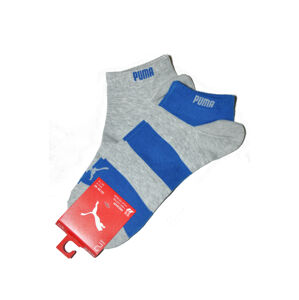 Pánské kotníkové ponožky 043 Sneaker - 2ks - PUMA šedo-modrá 39-42