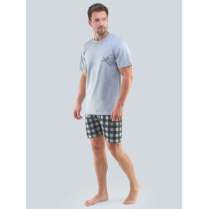 Pánské pyžamo Gino šedé (79098) XL
