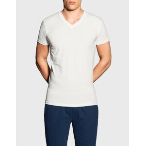Pánské tričko Gant V neck bílé (901911988-110) XXL