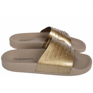 Pantofle X4PS02 zlatá - Emporio Armani zlatá 42