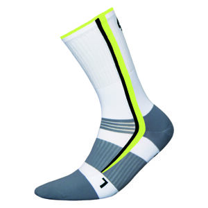 Sportovní ponožky BIKE D. SILVER - JJW černá-zelená 44-46