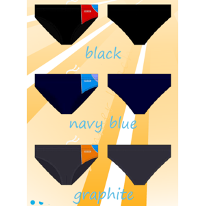 Pánské slipové plavky SESTO SENSO-MAXI - SESTO SENSO tmavě modrá 3XL