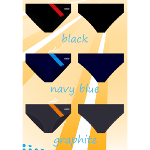Pánské slipové plavky SESTO SENSO-MAXI - SESTO SENSO tmavě modrá 4XL