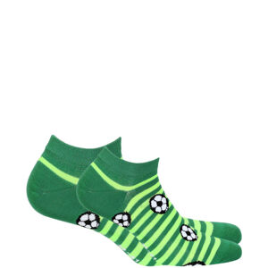 Pánské kotníkové ponožky CASUAL zelená 42/44