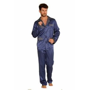 Pánské pyžamo SATYNA 939 BIG tmavě modrá 4XL
