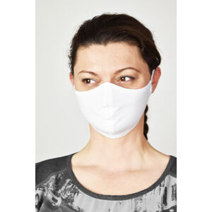 Anatomická dvouvrstvá ochranná maska bílá S/M