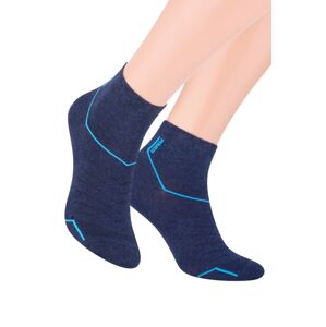 Pánské vzorované ponožky 054 jeans 44-46