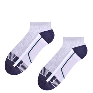 Pánské sportovní ponožky 101 šedá/žíhaná 41-43