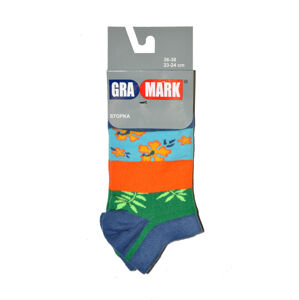 Vzorované ponožky 0266 - Gramark Mix barev 36/38